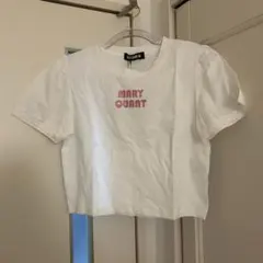 MARY QUANT レトロロゴジェルTシャツ ホワイトのサムネイル