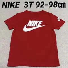 NIKE 赤色 Tシャツ 3T92-98㎝ ナイキ 半袖 ロゴのサムネイル