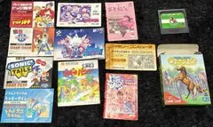 説明書のみ、ゲームギア(1点外箱ソフト)ゲームボーイ、ファミコン、ディスク12点