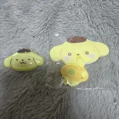 ポムポムプリン バッジ キーホルダー