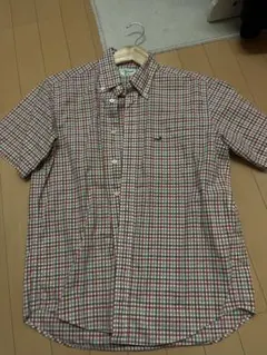Crocodile 半袖チェックシャツ Mサイズのサムネイル