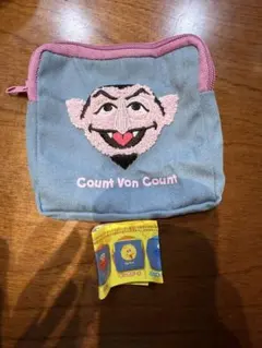 セサミストリート　もこもこポーチ2 カウント伯爵