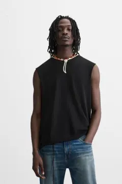 ZARA ザラ ニットタンクトップ L