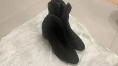 RANDA ランダ ソフトストレッチチャンキーヒールショートブーツ