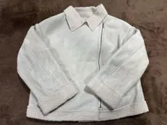 earth music&ecology ライトグレー ムートンコート