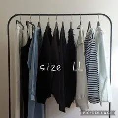 お買い得セット！　新品　秋物まとめ売り　LLサイズ中心　カジュアルセット 10点