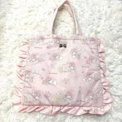 2014年製品　マイメロディークッションフリルトートバッグ　ふわメロ　レア