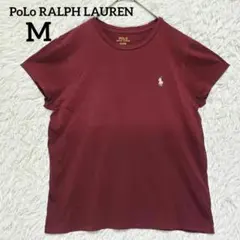 Polo Ralph LaurenグラデーションTシャツ 綿100 M ボルドー