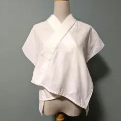 【美品】着物用 袖なし半襦袢 半衿・衣紋抜き付