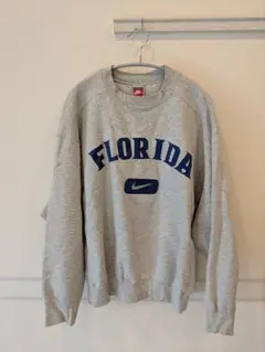 ナイキ　赤タグ　スウェット　カレッジロゴ