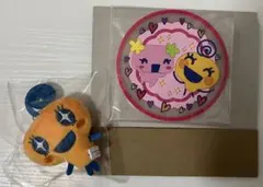 たまごっち　ミニミニChibiぬいぐるみマスコット、クリアラバーコースターセット
