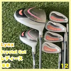 Lynx Crystal Cat レディース ゴルフクラブ 6本セット ゴルフのサムネイル