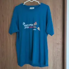新品タグ付き　YONEX OPEN JAPAN 2006 Tシャツ ブルー Lのサムネイル