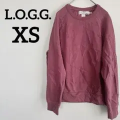 ☆一点もの☆ L.O.G.G. レディース ピンク トレーナー 【XS】