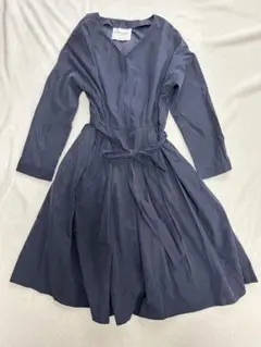 ワンピース　フレア　Ｖネック　大きいサイズ　LL