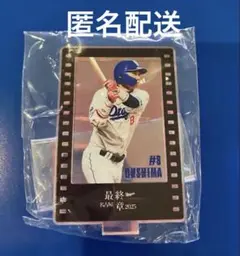 中日ドラゴンズ　オーロラミニアクリルスタンド　ホーム　大島洋平選手　ガチャ