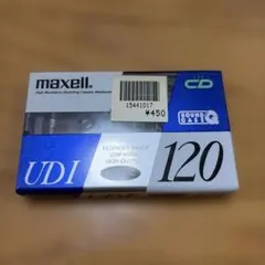 maxell UDI 120 カセットテープ 未開封
