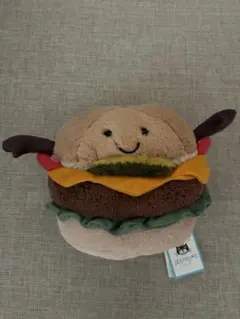 Jellycat Diner ハンバーガー おまけでボックスとステッカー付き