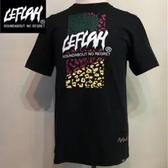 LEFLAH レフラー ◆ブランドロゴ Tシャツ TEE◆ブラック Lサイズのサムネイル