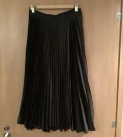 Theory×UNIQLO 光沢プリーツスカート　Lサイズ