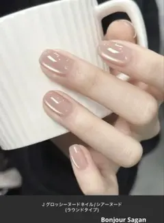 ネイルチップ　簡単にネイルチップハンドネイルチップ　Bonjour Saganのサムネイル