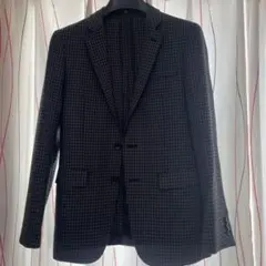 SUIT SELECT チェック柄スーツジャケット Y4