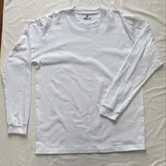 Hanes BEEFY-T ロングスリーブ 白 XLのサムネイル