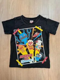​アンパンマンキッズコレクション Tシャツ 100 だだんだん 黒 記名ありのサムネイル