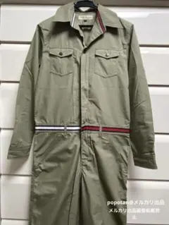 未使用レアtommy girl jeansつなぎカーキ色大丸店舗正規品