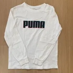 PUMA 長袖カットソー 150 ホワイト