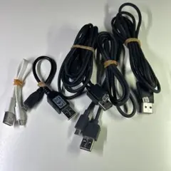 USB-AとMicro USBケーブル 5本セット