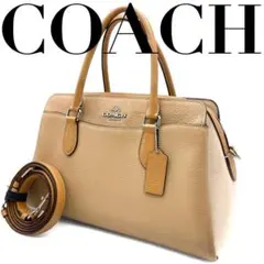 極美品✨COACH　2way ミニ ダーシー キャリーオール カラーブロック