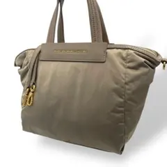 美品　A4可　マークジェイコブス　2way トートバッグ　ナイロン　カーキ　緑