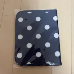 母子手帳ケース ドット柄　水玉 ネイビー 青 新品未開封のサムネイル