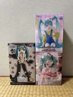 初音ミク プライズフィギュア3点セットまとめ売り
