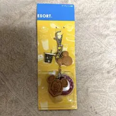 東京ディズニーリゾート　パークフード　キーチェーン ワッフル
