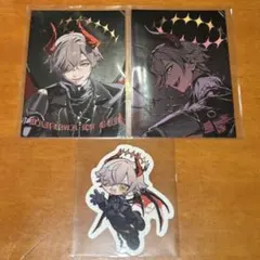 だるまいずごっど メタリックカードA＆ステッカーCRAZY RACCOON