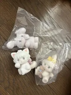 mikko フロッキーフィギュア 3点セット　キャミー　　スフレ　ムース