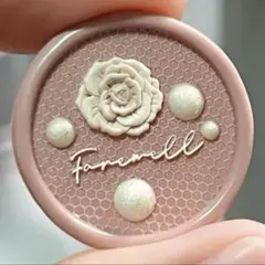【3D】バラ×パール サンド 薔薇 英字 スタンプヘッド シーリングスタンプ