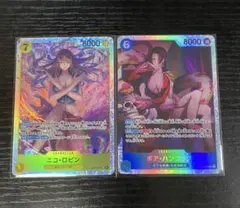 ボア・ハンコック ニコ・ロビン SR ワンピースカード ヒロイン