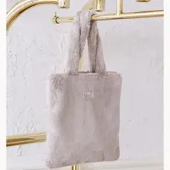 DDロゴファートートバッグ グレー