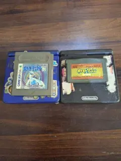 Nintendo ゲームボーイアドバンス SP ブラック　ブルー　箱なし