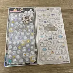 【正規品】シマエナガ プチドロップステッカー 2点セット