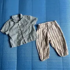 ベビー・キッズ　上下セット　パンツ　半袖シャツ　H&M