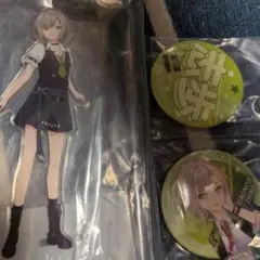 SEGAラッキーくじ プロセカ アクスタ 缶バッジ 日野森 志歩