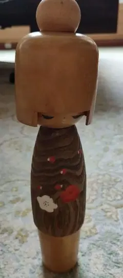 ハンドメイド木製こけし（大）