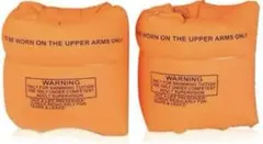 浮き輪 【2個セット】アームリング アームブイ アームヘルパーオレンジ
