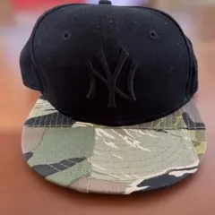 NEW ERA 9FIFTY ブラック 迷彩キャップ