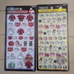 ボンボンドロップシール　BAYMAX & PEANUTS スヌーピー