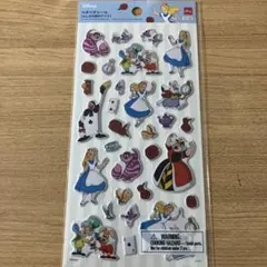 ダイソー　ペタペタシール　ふしぎの国のアリス